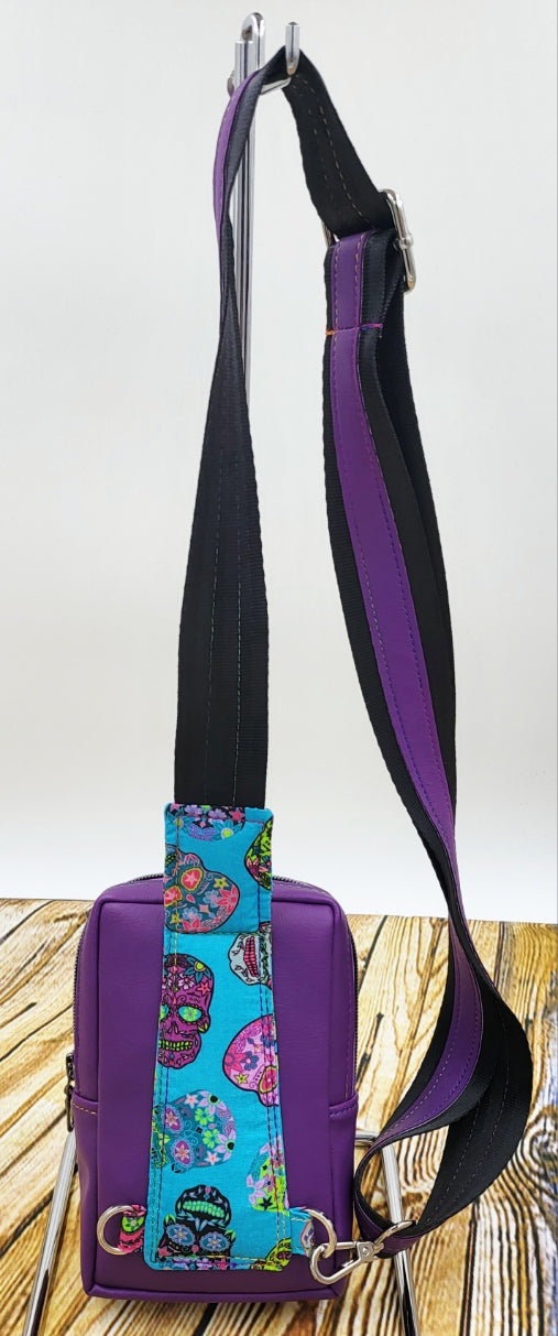 Purple Rainbow Everyday Sling Bag
