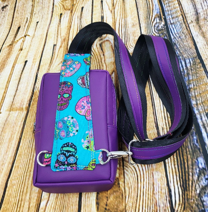 Purple Rainbow Everyday Sling Bag