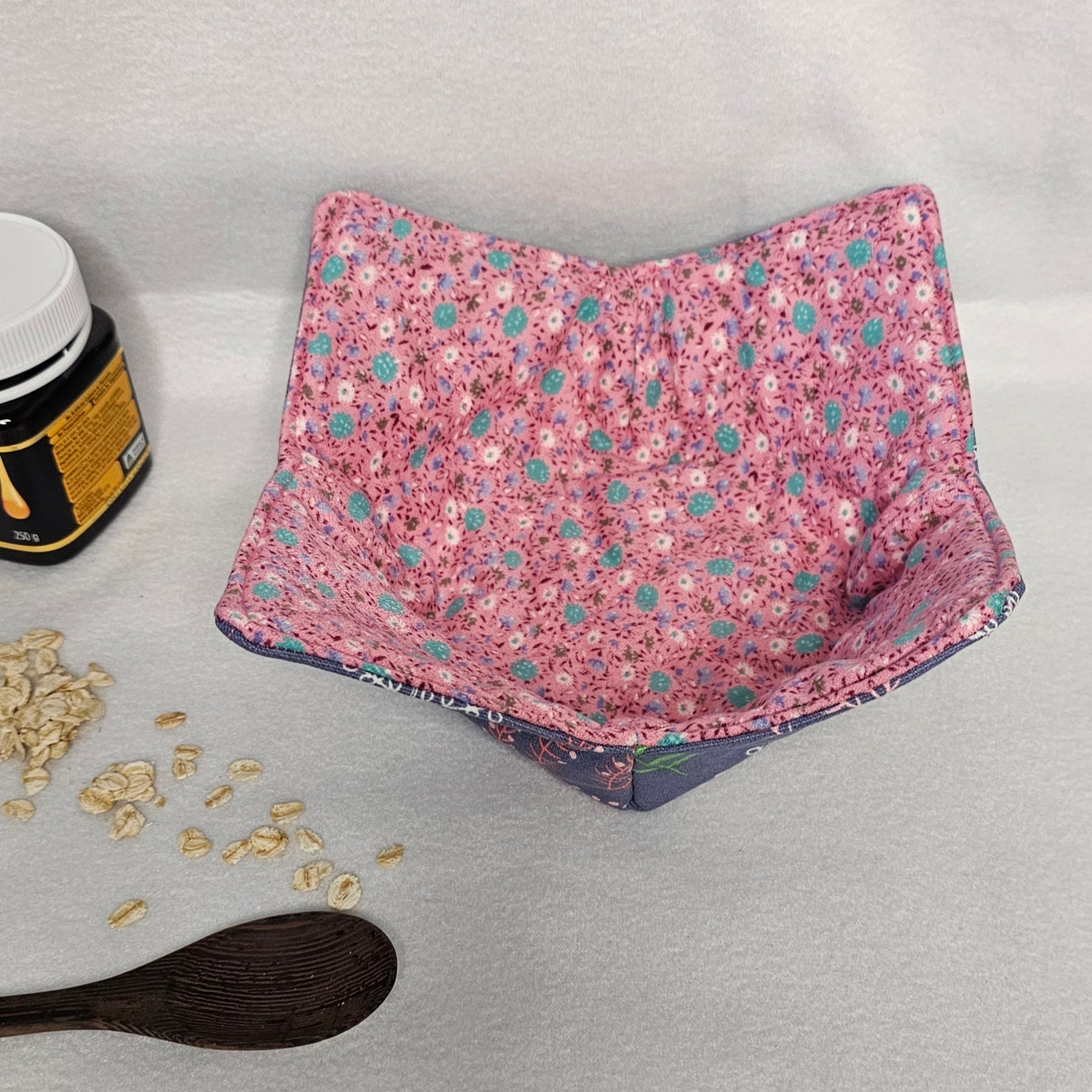 Bowl Cozy - Purple/Pink Florals