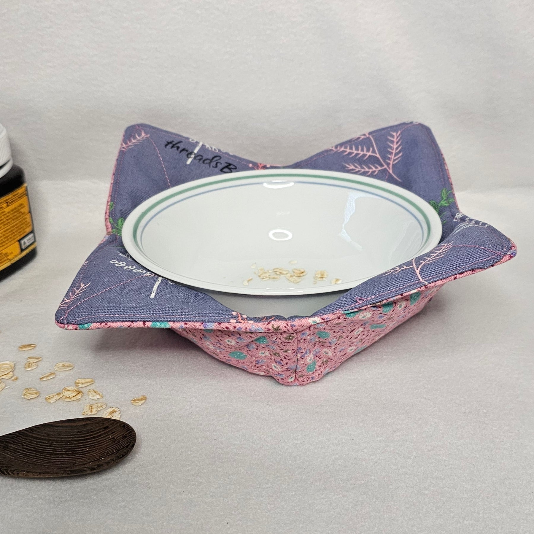 Bowl Cozy - Purple/Pink Florals