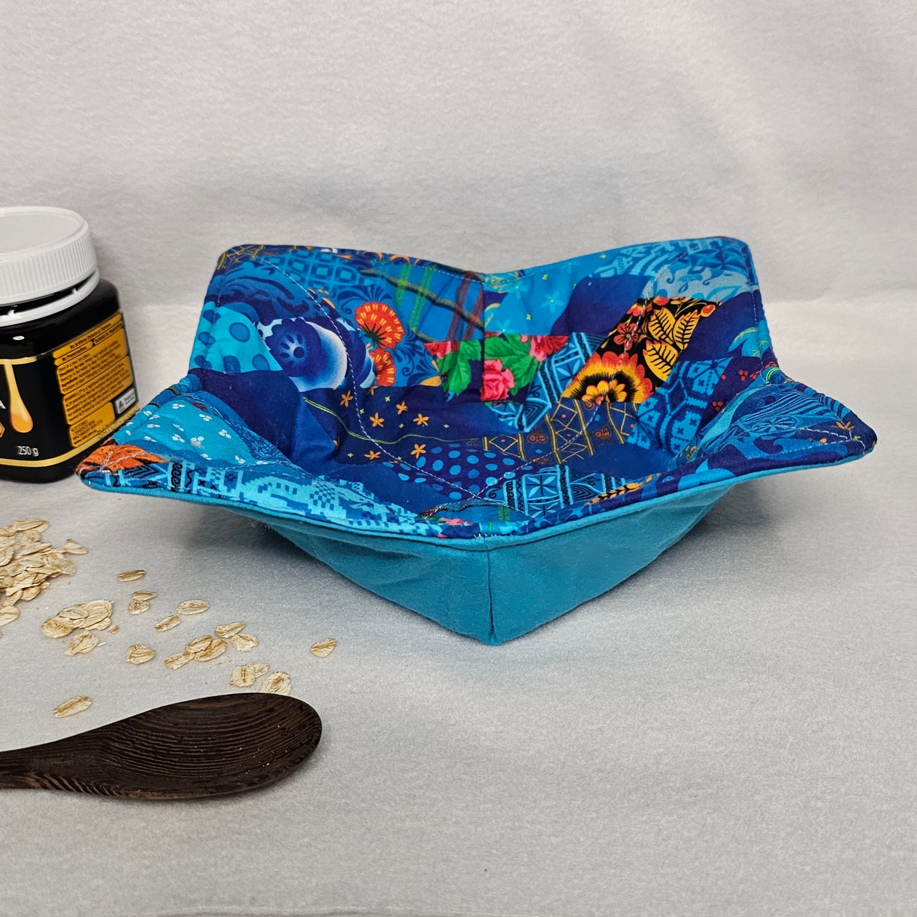 Bowl Cozy - Quilted Blues