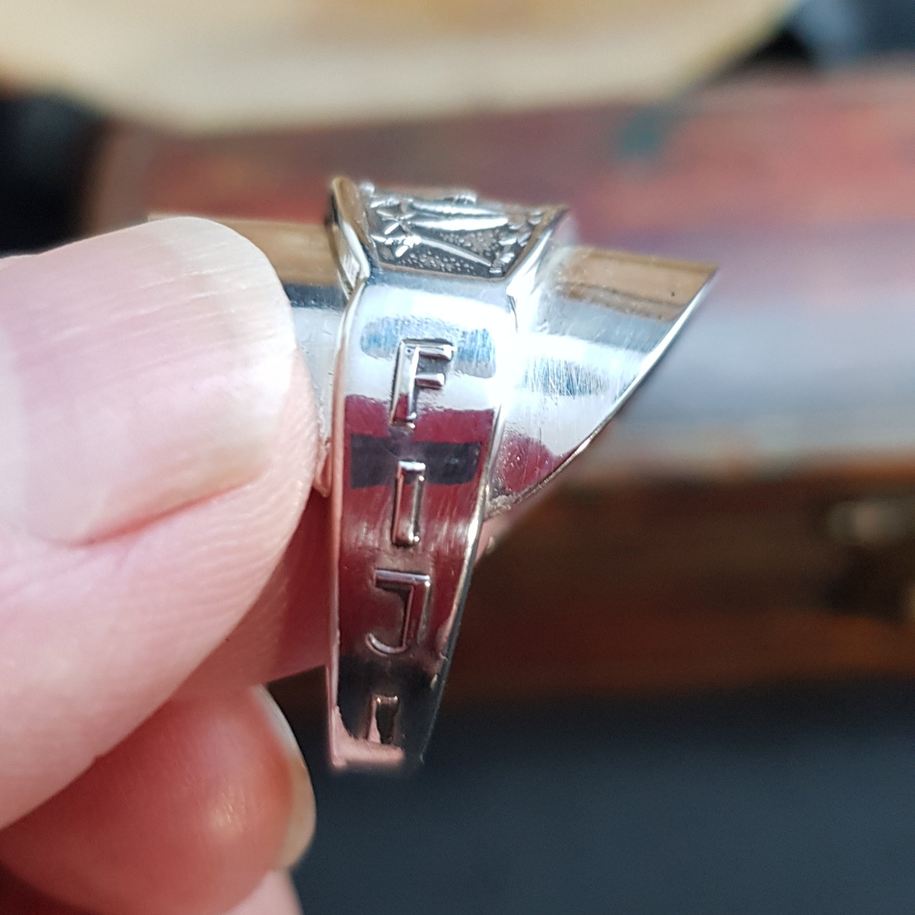 Silver Fijian Bure (hut) Ring (#416 AM/R)