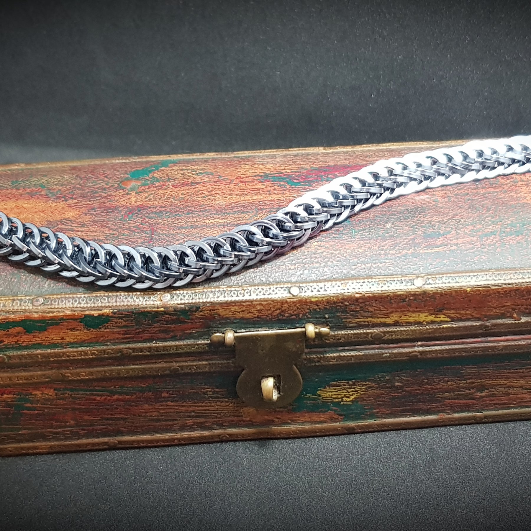 FOR HIM, Chainmail 4 in 1 persian weave bracelet (#373 AM/B)