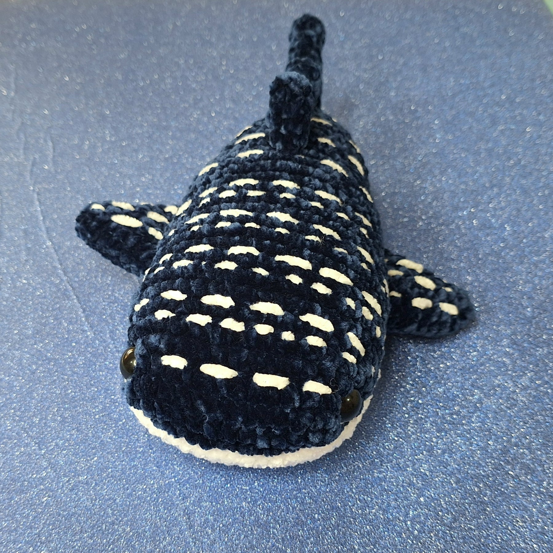 Crocheted Velvet Whale Shark