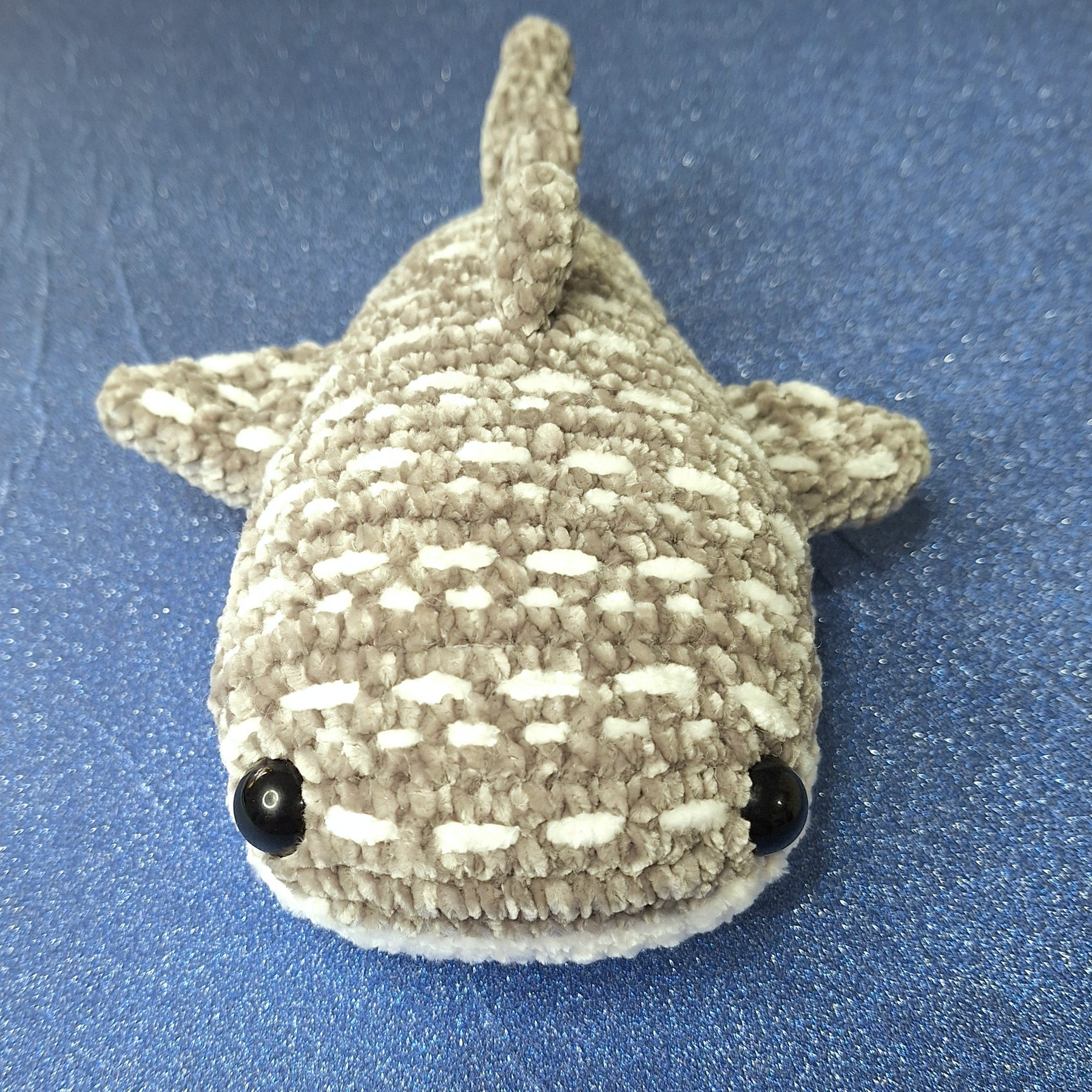 Crocheted Velvet Whale Shark
