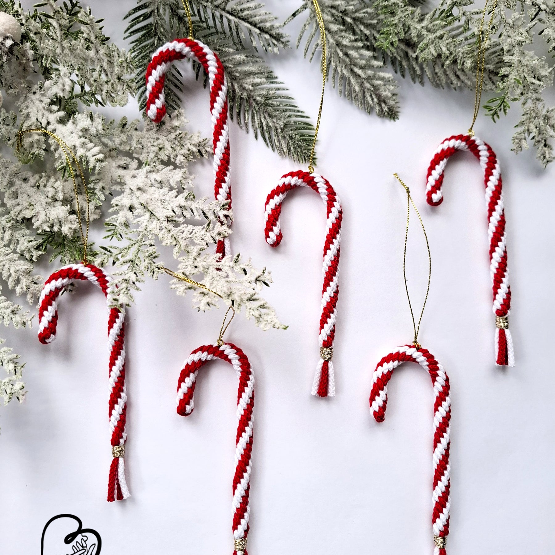 Macramé Candy Cane