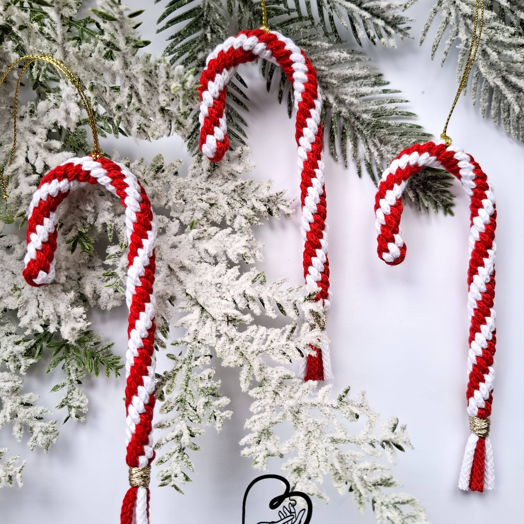 Macramé Candy Cane