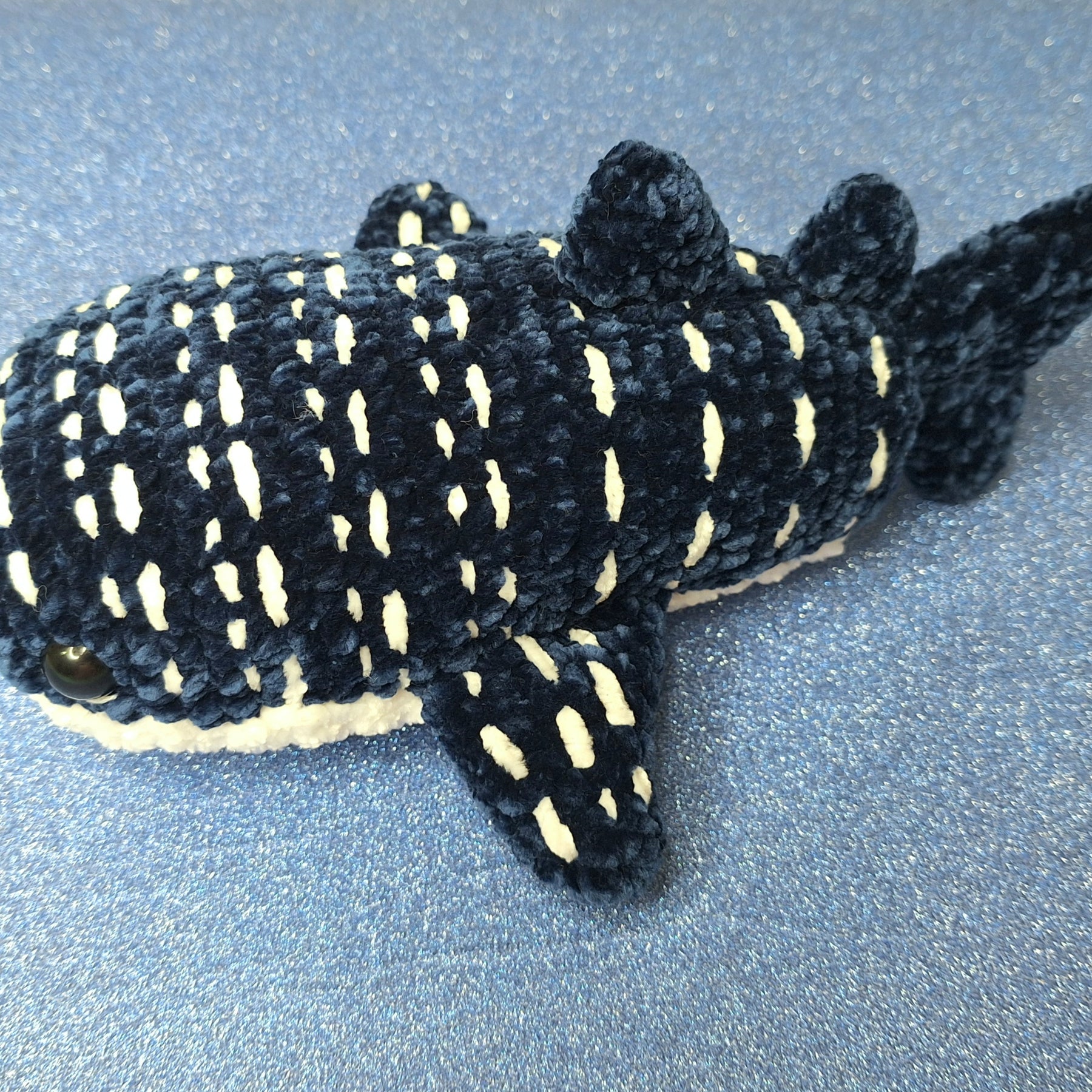 Crocheted Velvet Whale Shark