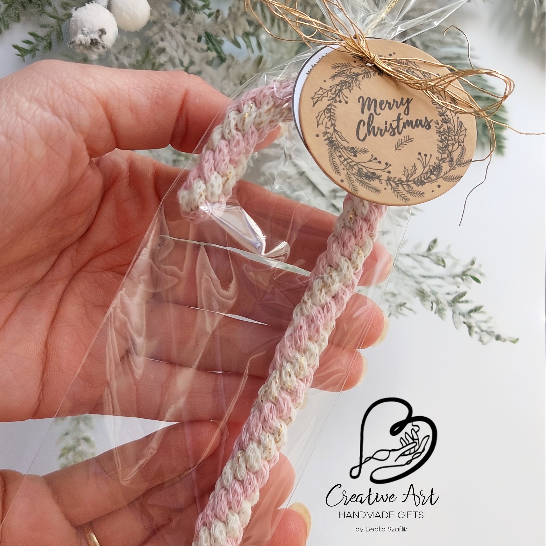 Macramé Candy Cane