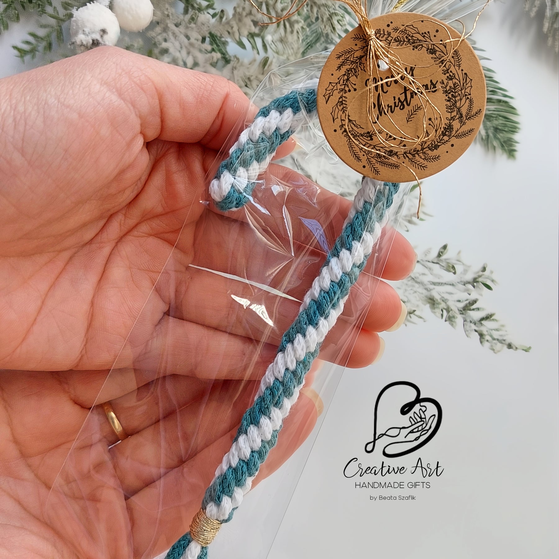 Macramé Candy Cane