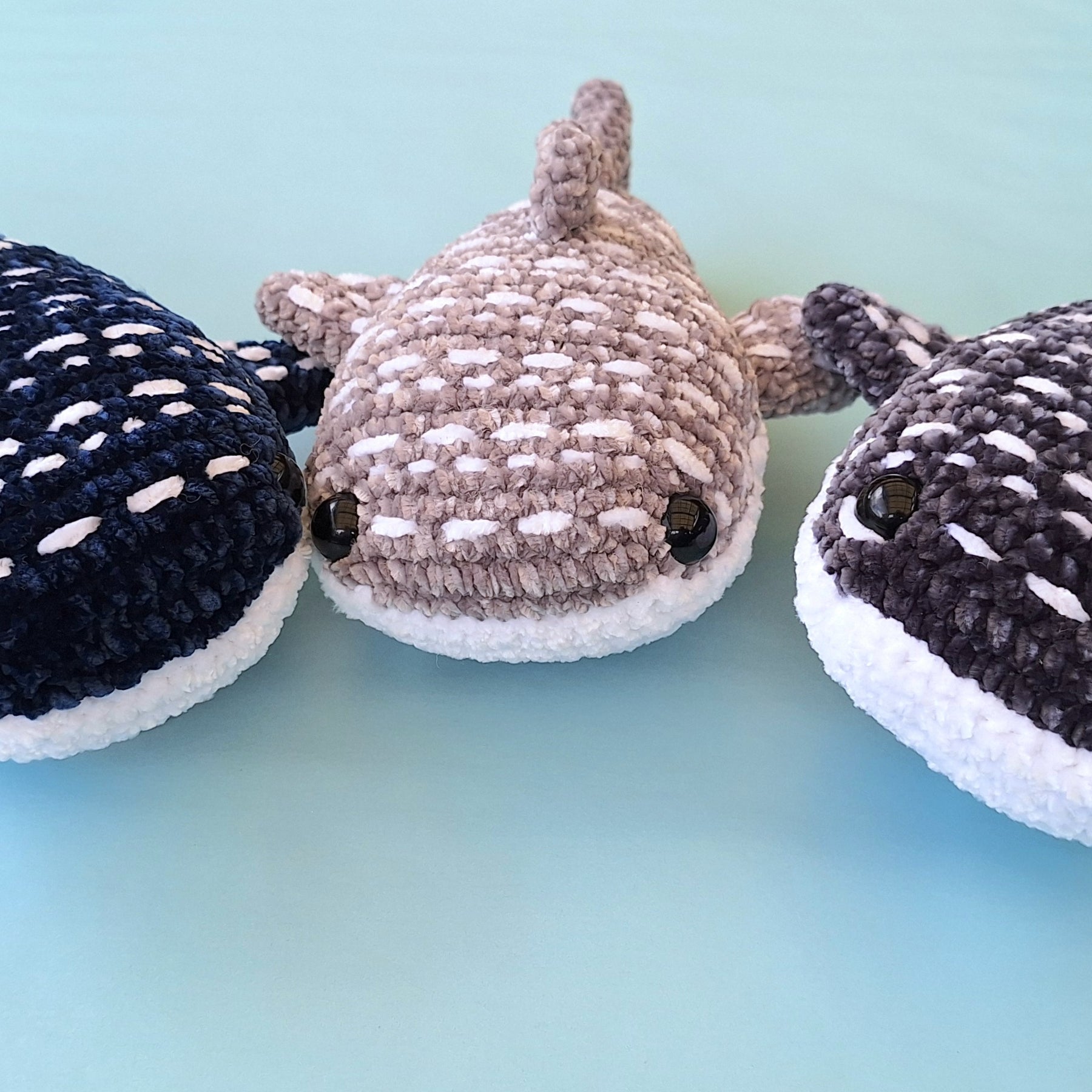 Crocheted Velvet Whale Shark