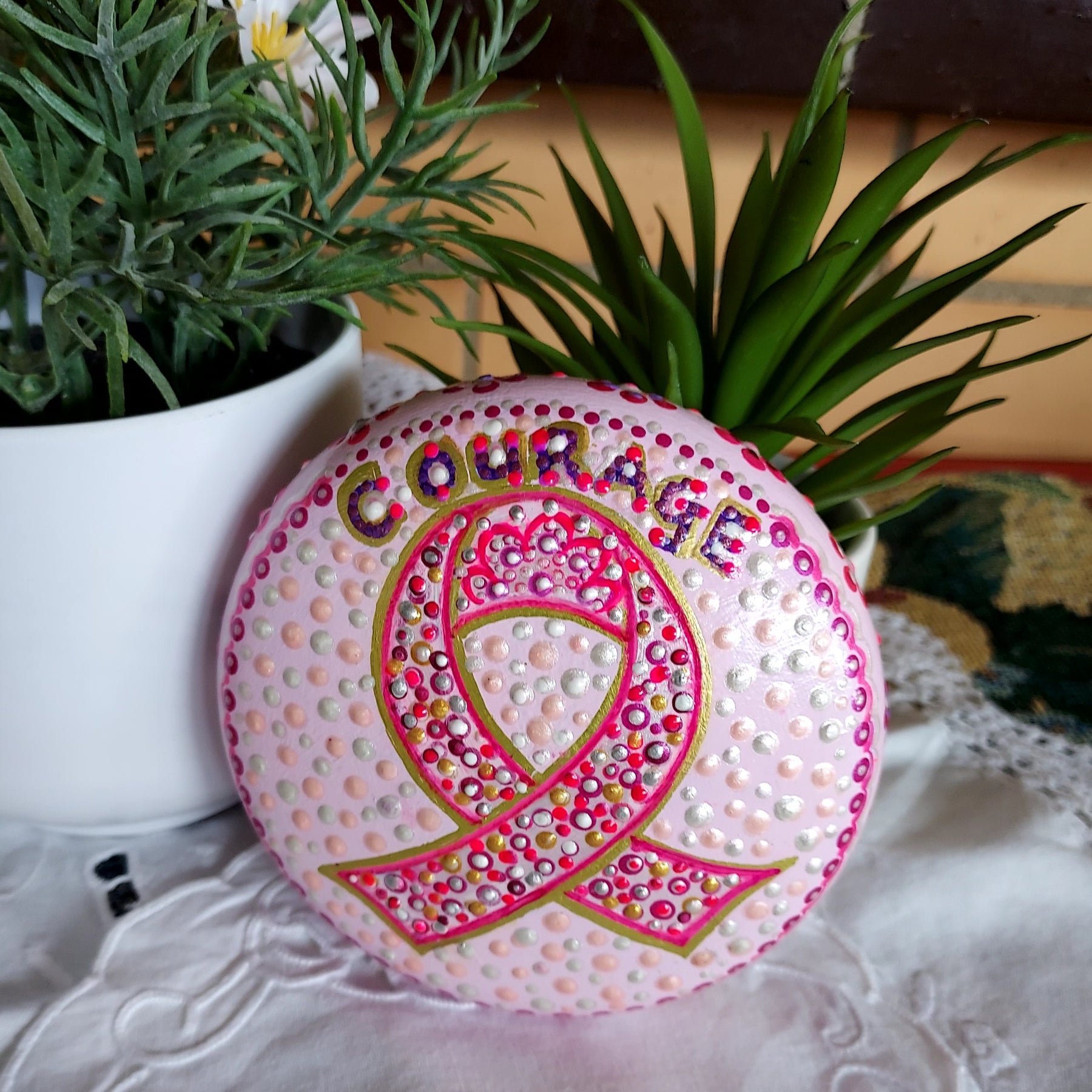 Original Dot Art Design artwork called "Courage"