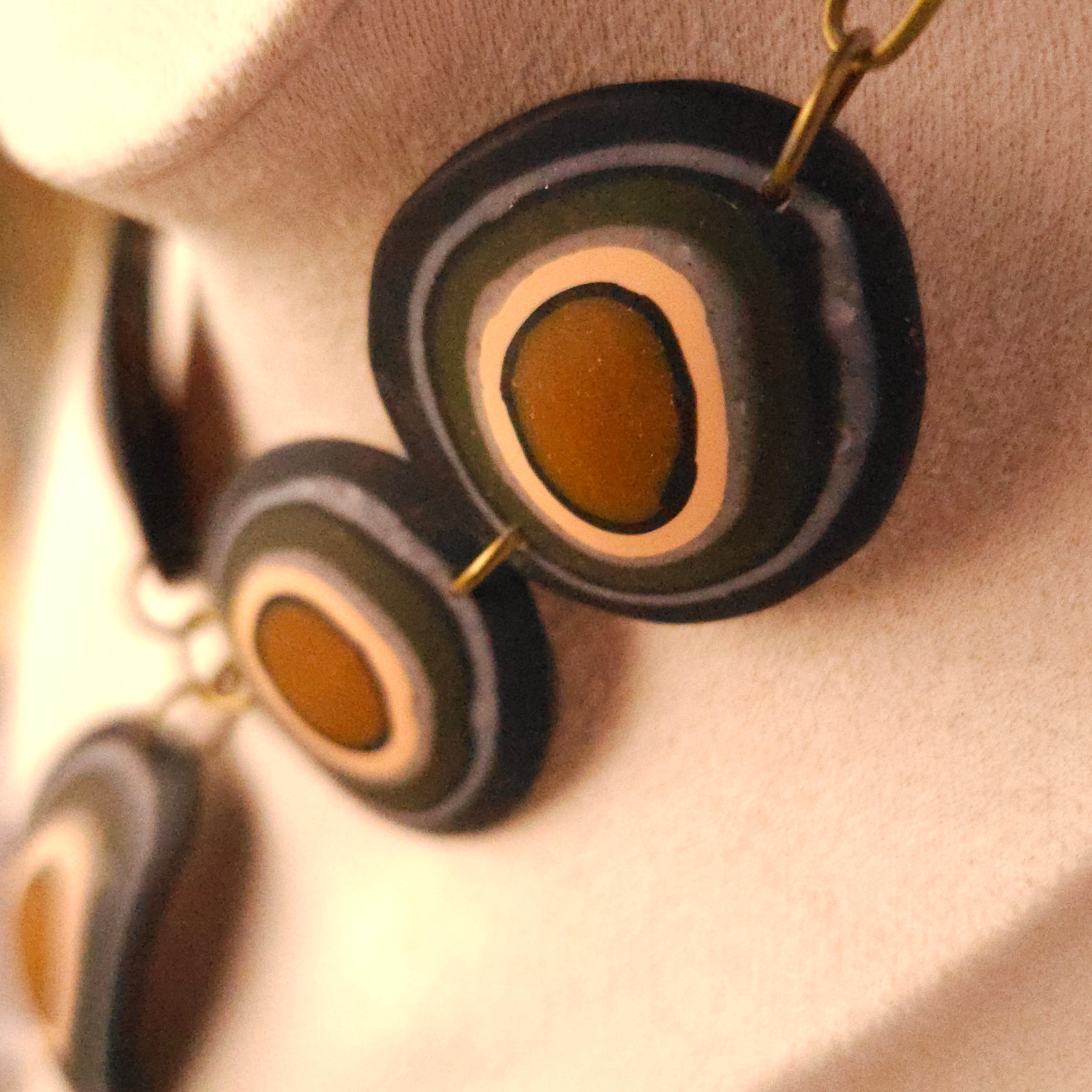 TO THE CORE - POLYMER CLAY NECKLACE