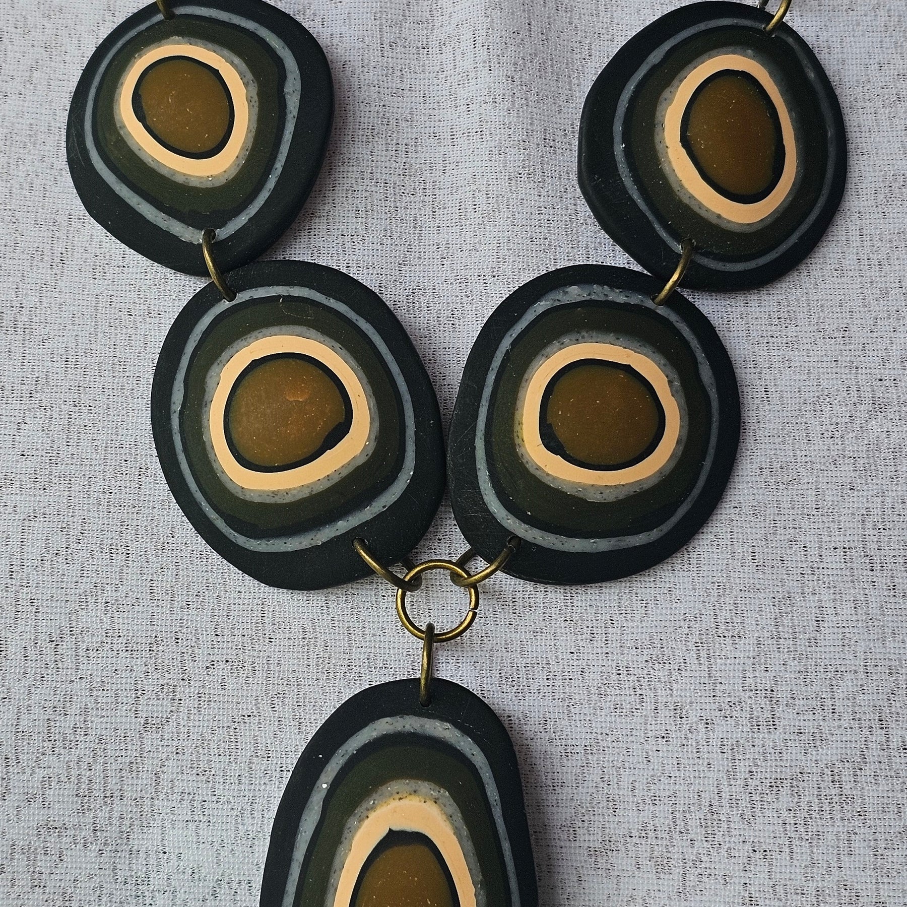 TO THE CORE - POLYMER CLAY NECKLACE