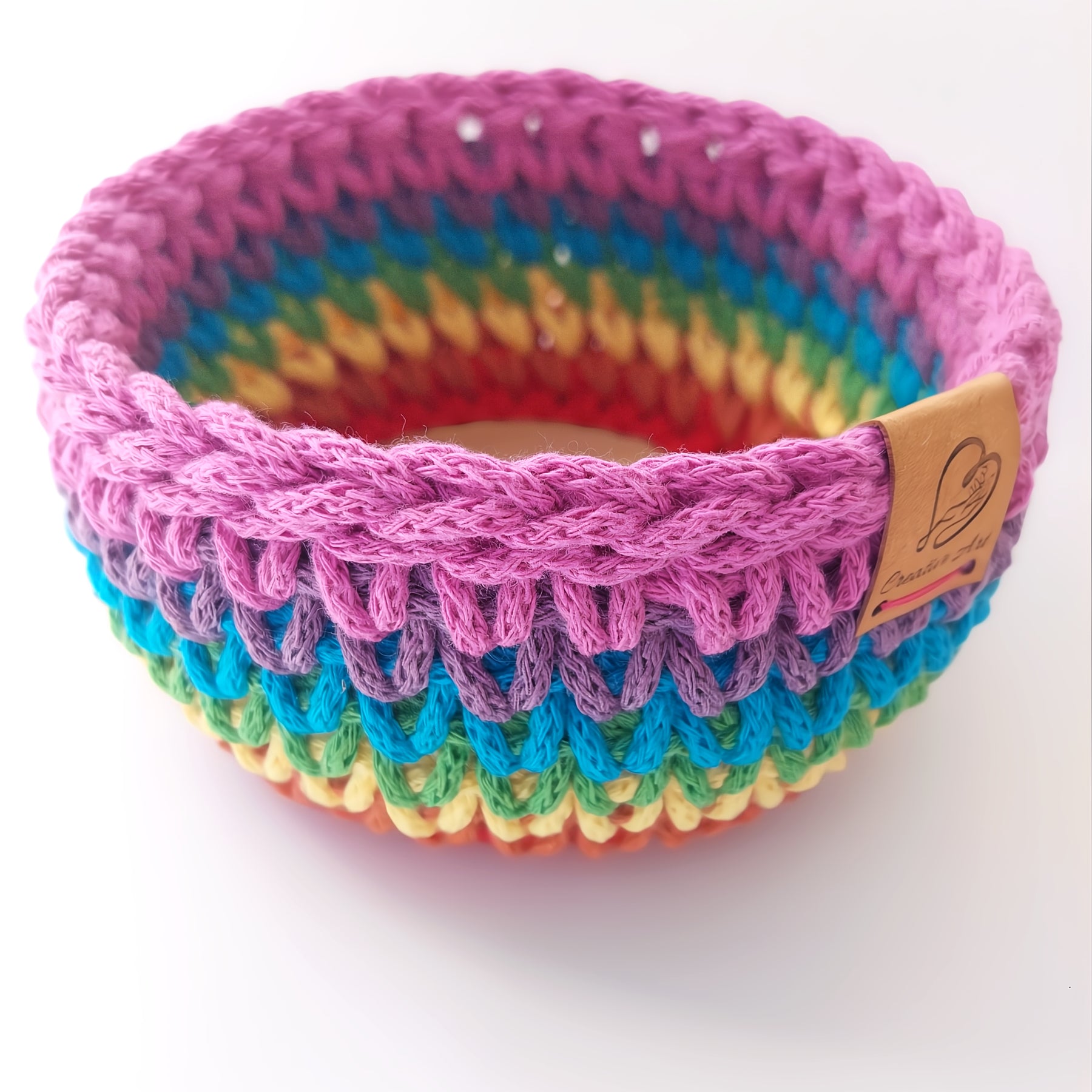 "You are amazing" Rainbow Trinket Basket