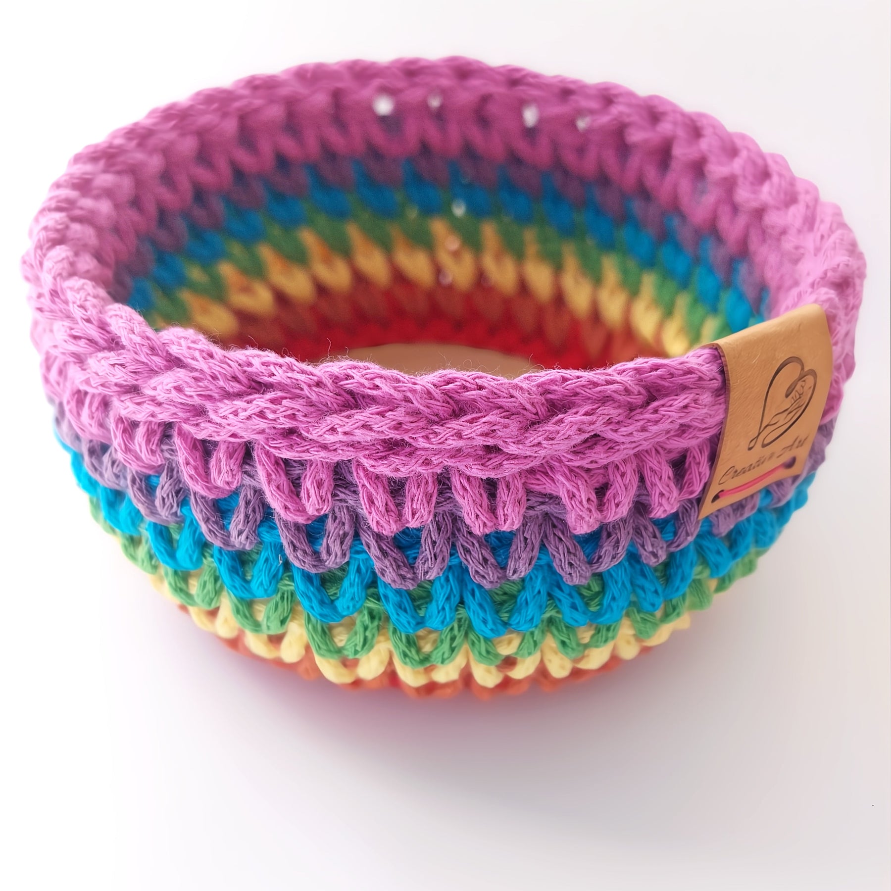 Rainbow Trinket Basket
