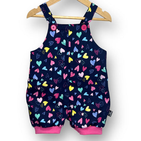 Baby Girls Cotton Overalls - Mixed Prints and SIZES