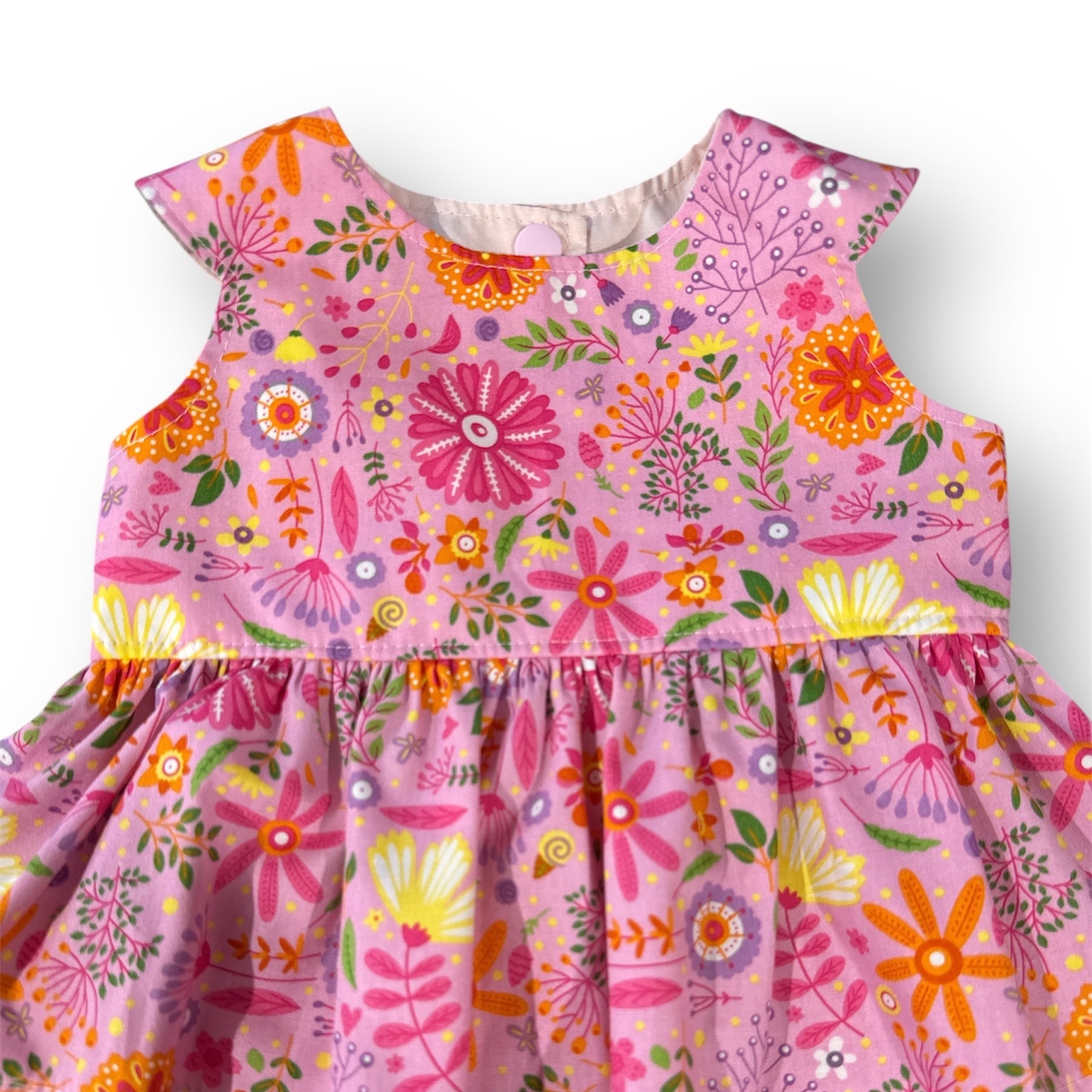 SIZE 000 Pink Meadow Baby Top & Bloomers Set