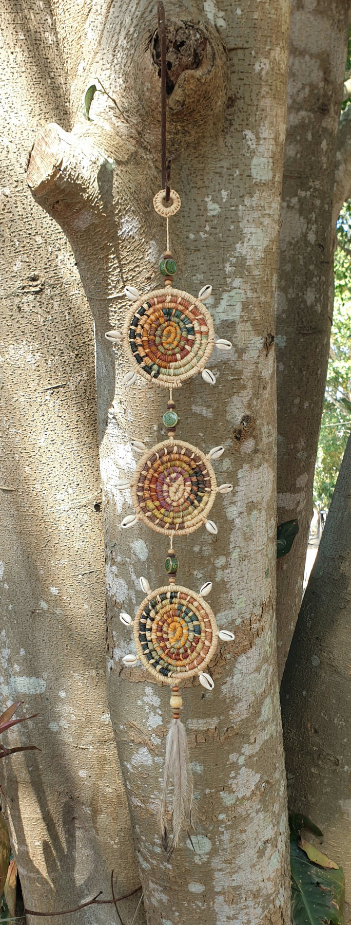 Handmade, natural fibre wall art/ hanging