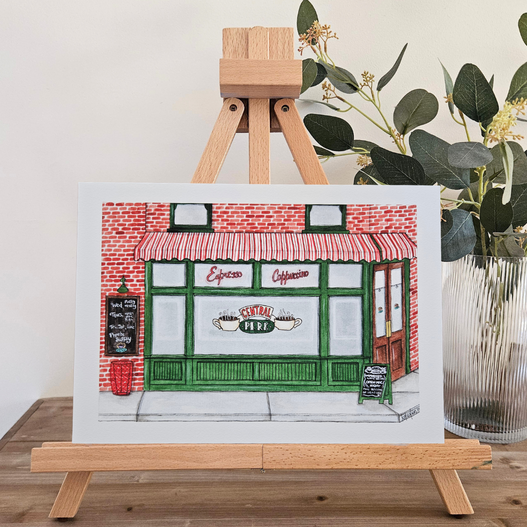 Watercolour Art Print - 'Central Perk'