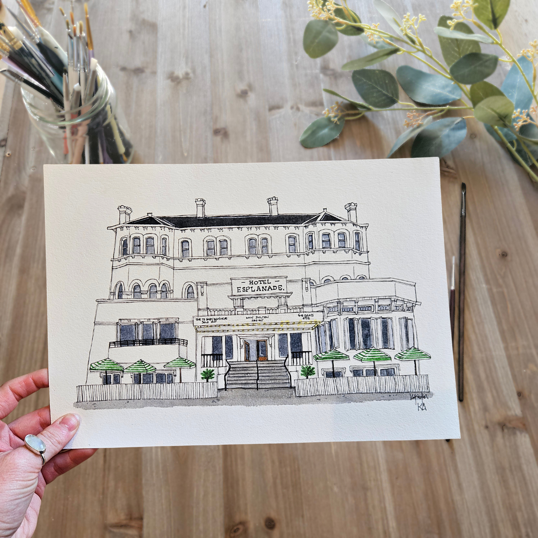 Watercolour Art Print - 'The Espy'