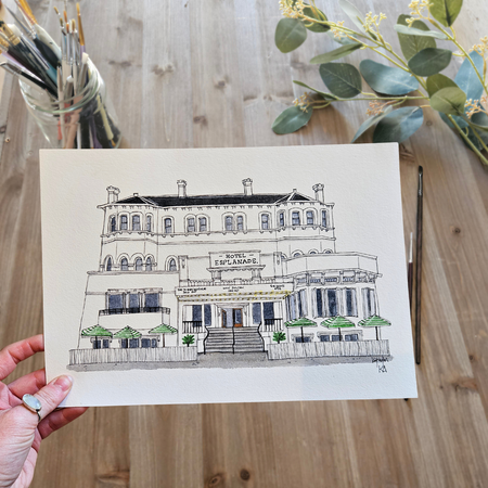 Watercolour Art Print - 'The Espy'
