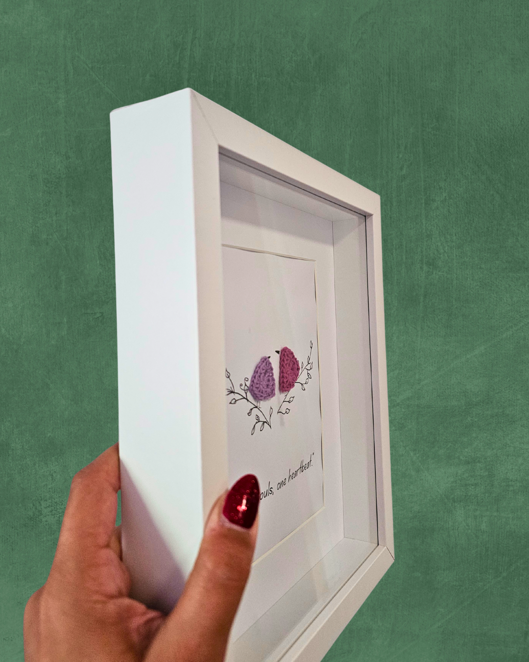 Crochet Framed Art - Friendship-