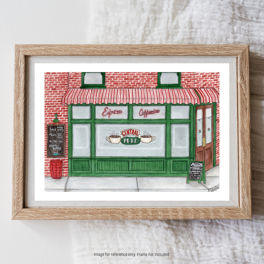 Watercolour Art Print - 'Central Perk'