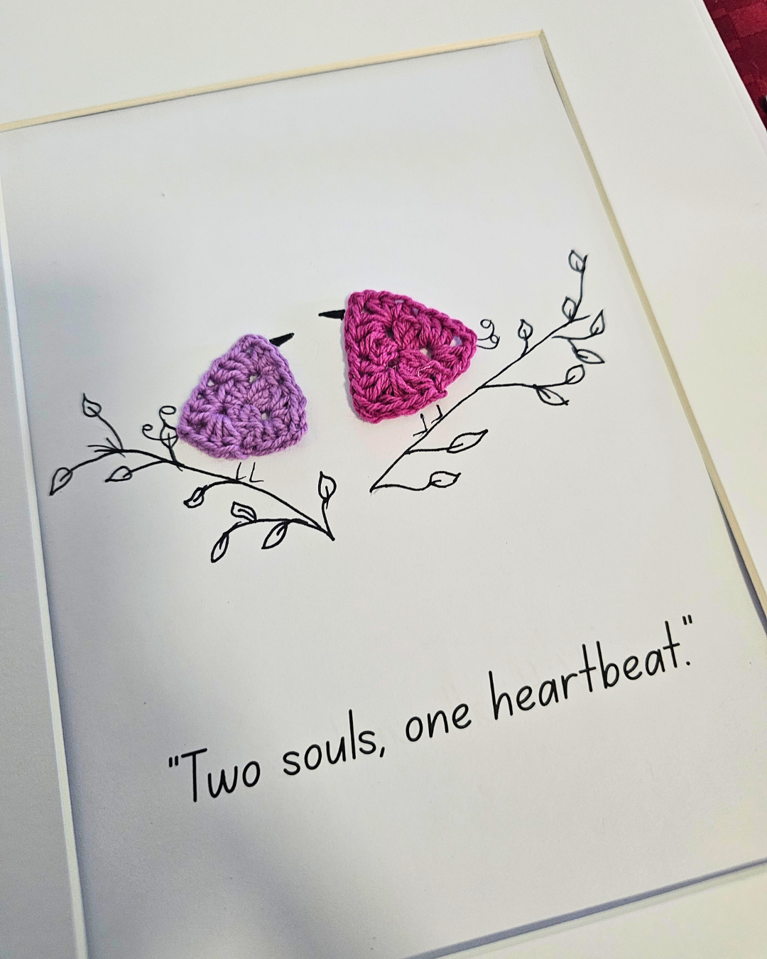 Crochet Framed Art - Friendship-