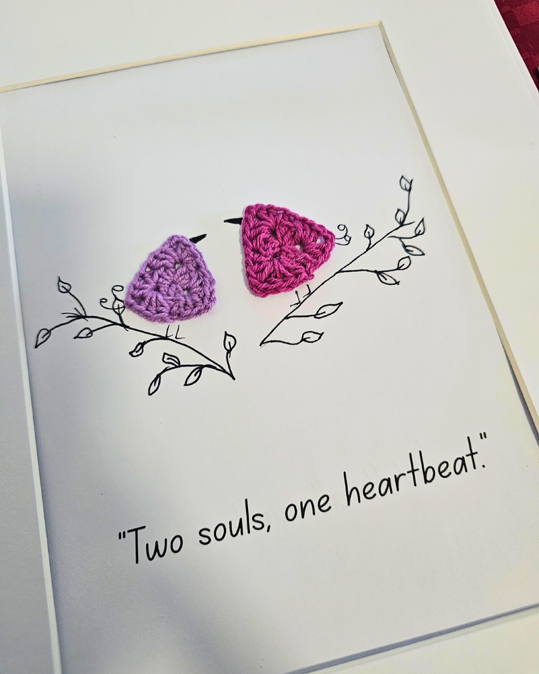 Crochet Framed Art - Friendship-