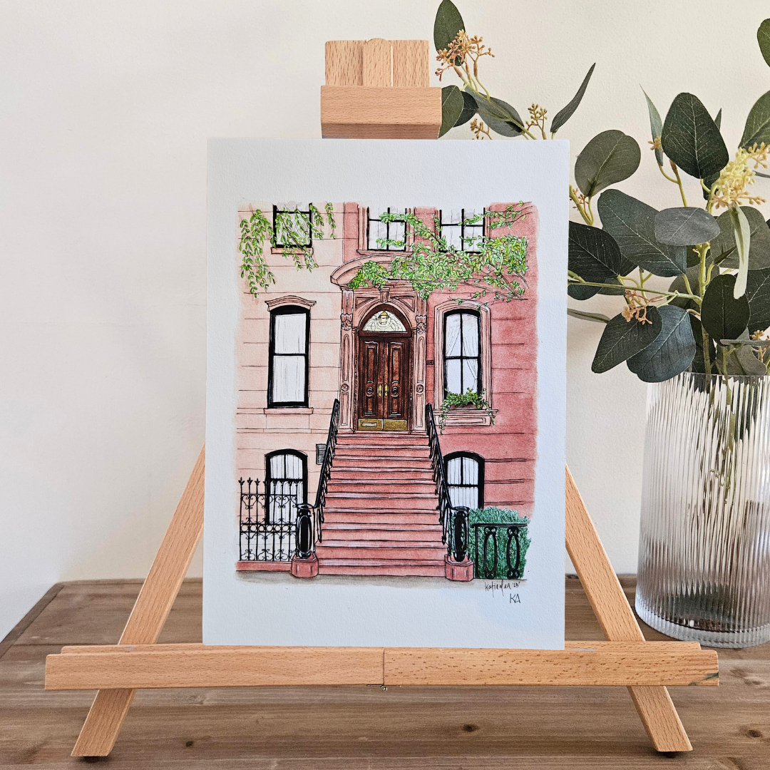 Watercolour Art Print - 'Carrie's Apartment'