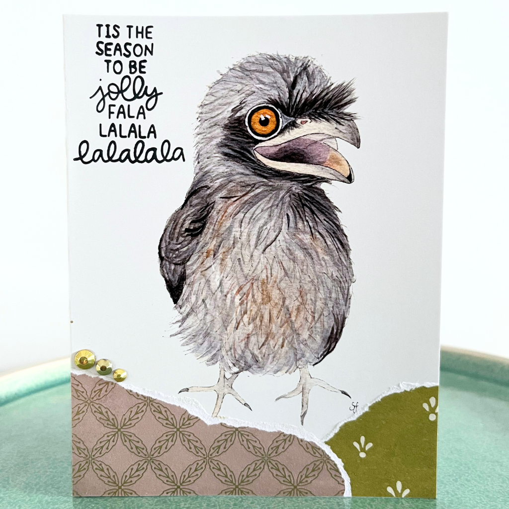 Christmas card - owls (choice of options)