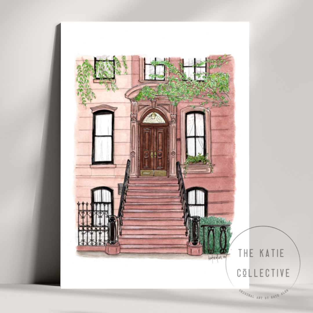 Watercolour Art Print - 'Carrie's Apartment'