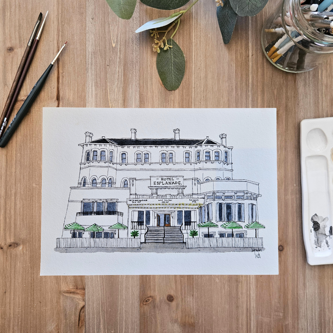 Watercolour Art Print - 'The Espy'