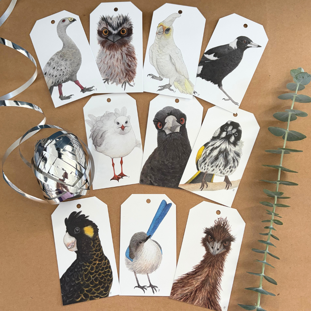 Bird gift tags 10 pack (5 sets available)