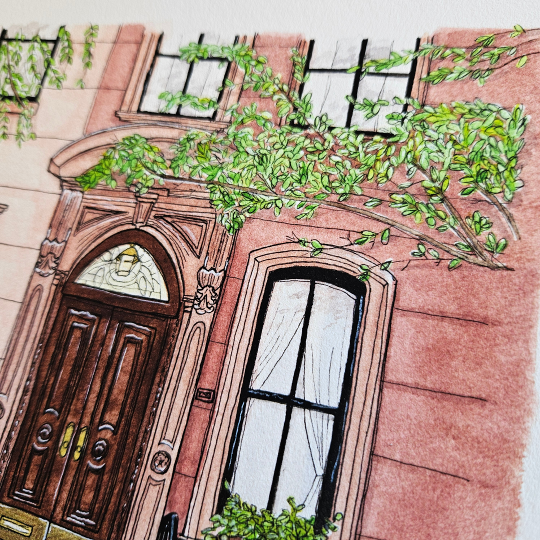Watercolour Art Print - 'Carrie's Apartment'