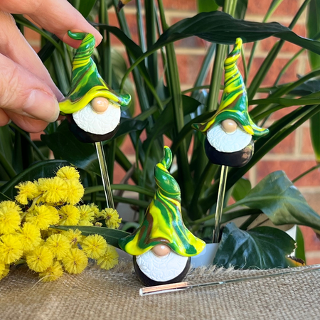 Gnomes of Wattlewood - Polymer Clay Gnome trios