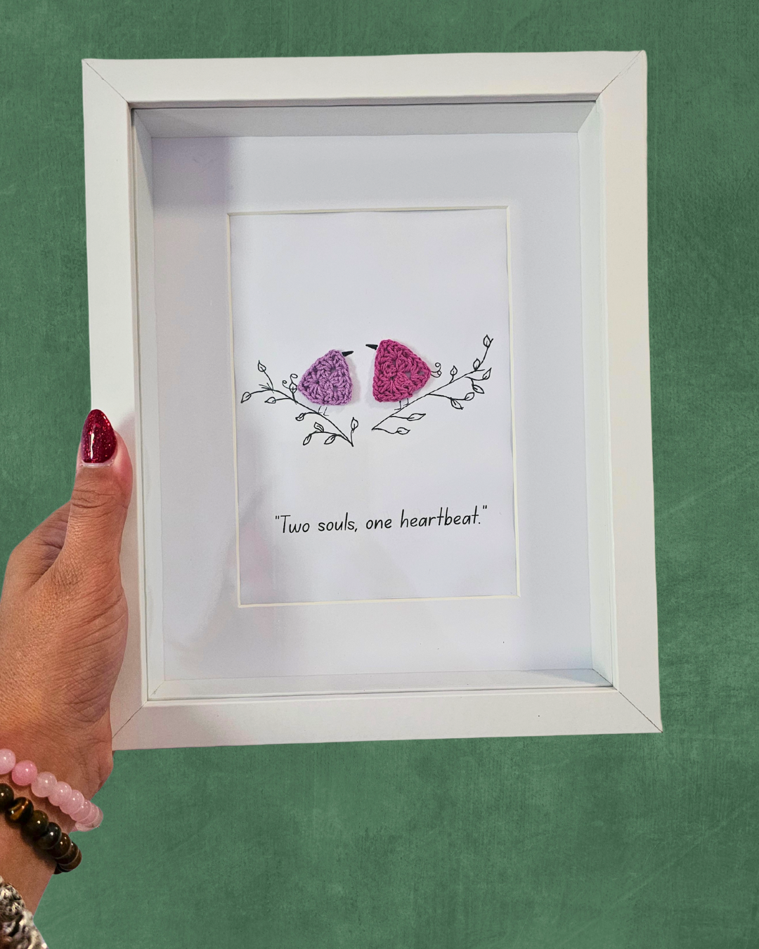 Crochet Framed Art - Friendship-