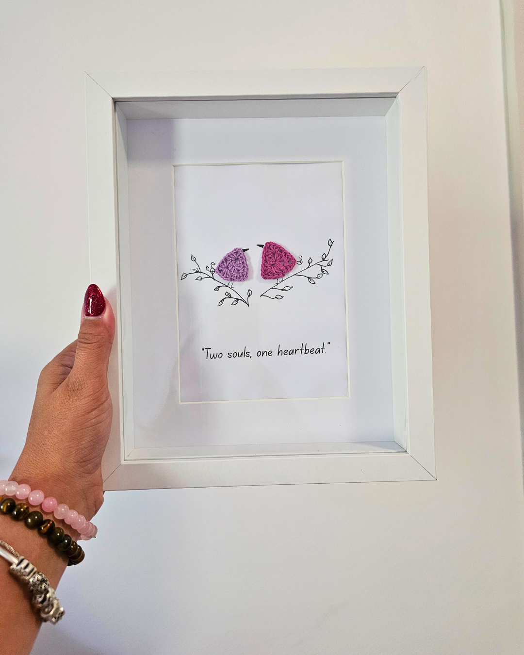 Crochet Framed Art - Friendship-