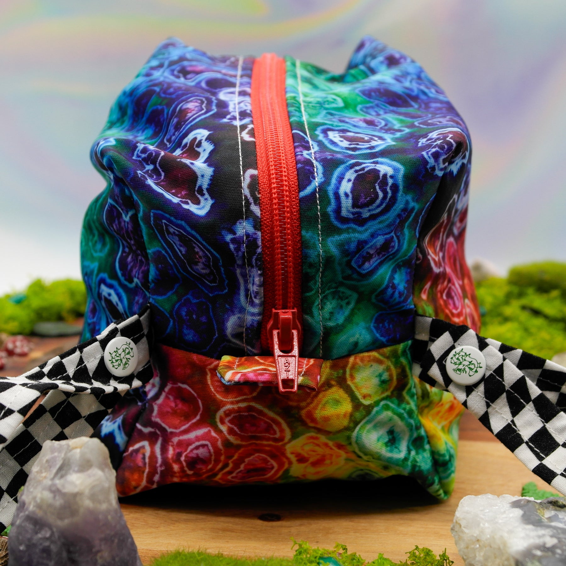 Baby Pod - rainbow geode