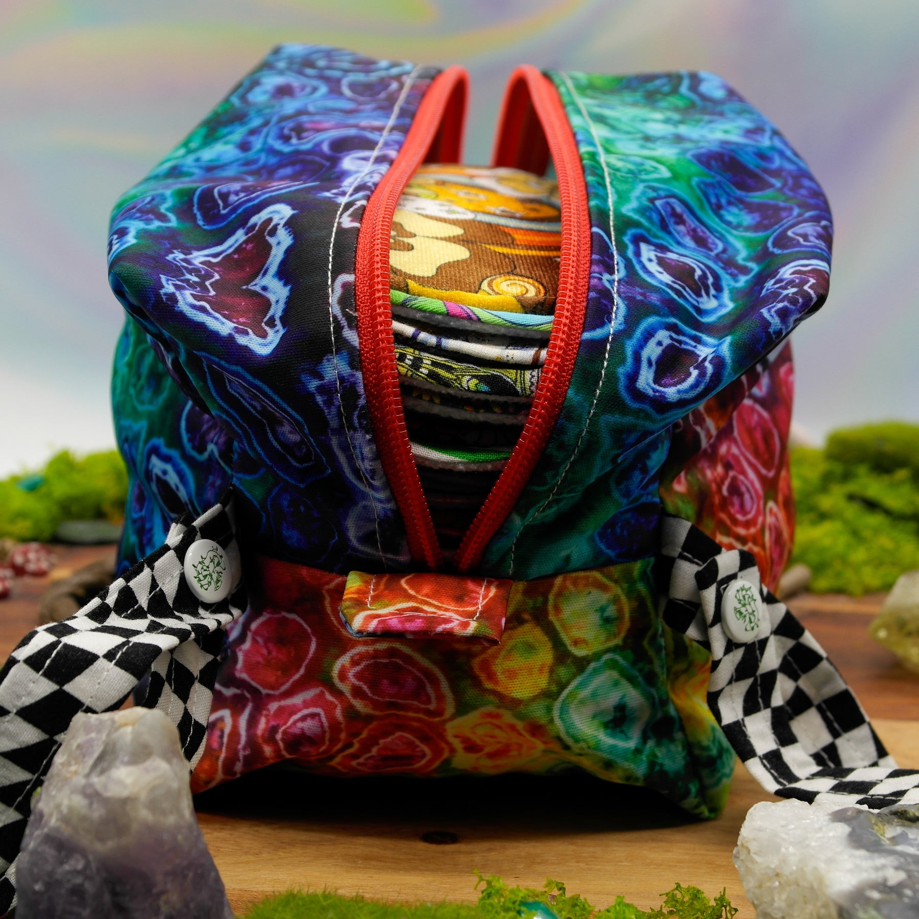 Baby Pod - rainbow geode