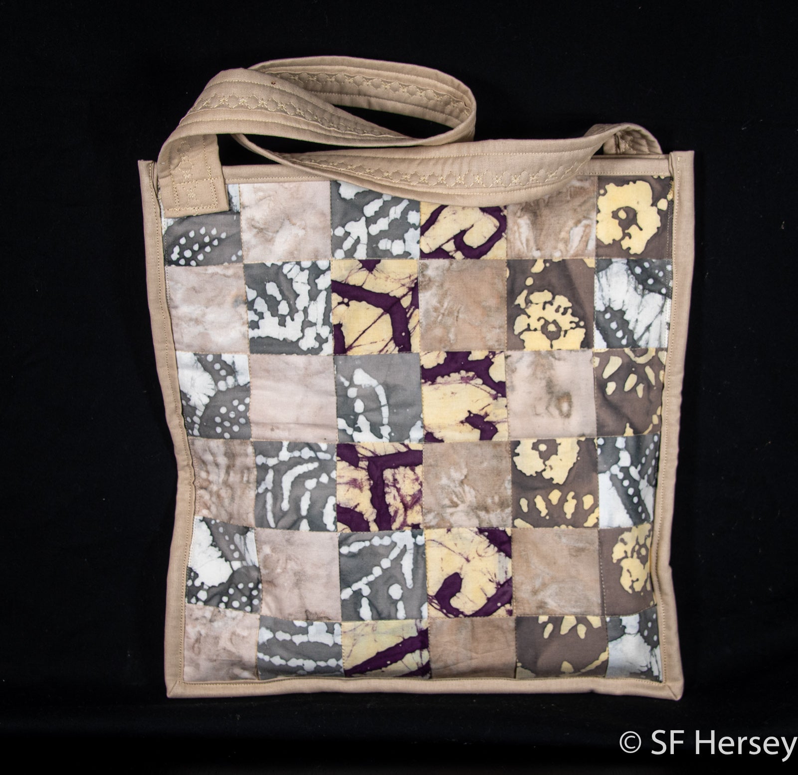 Quilted Checkerboard Shoulder Bag