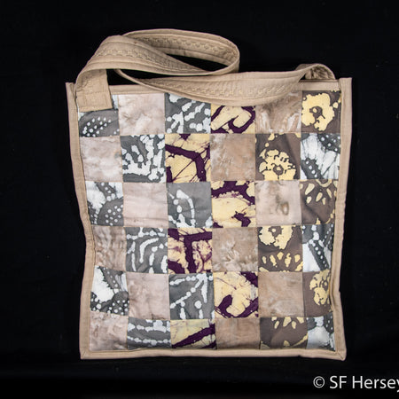 Quilted Checkerboard Shoulder Bag