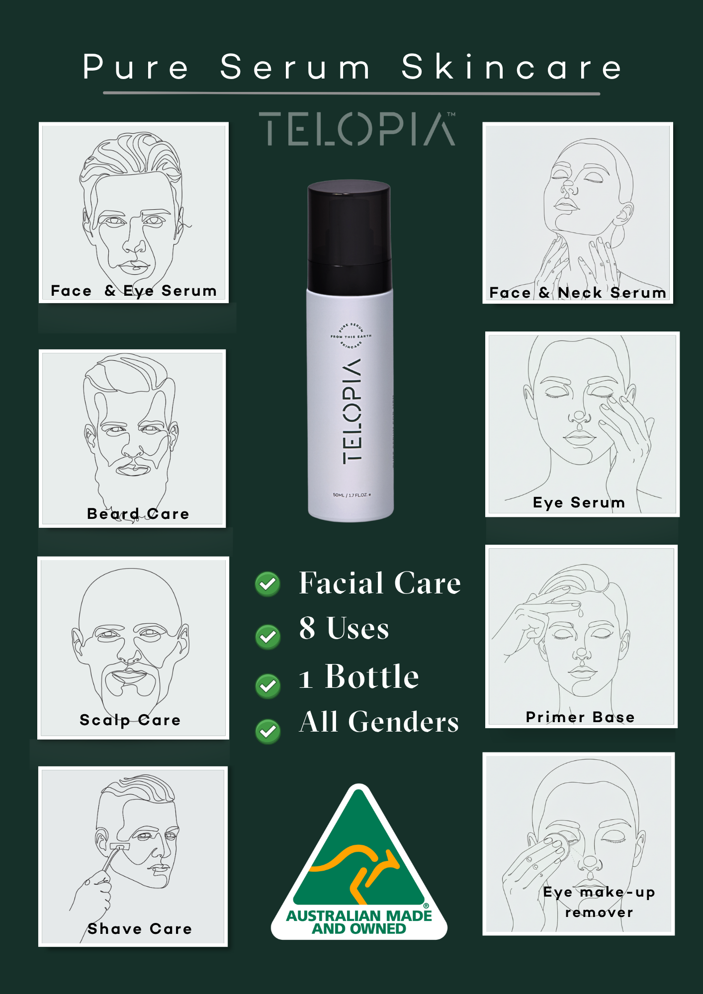 Pure Serum Skincare | Facial Care ~ free shipping