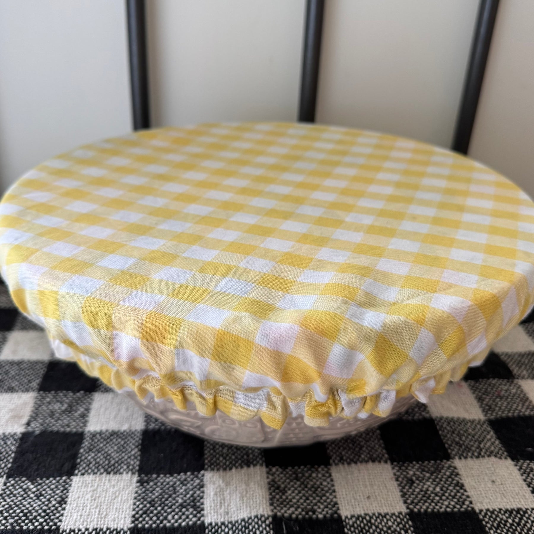 Oranges and Lemons Reversible Cotton Bowl Cover