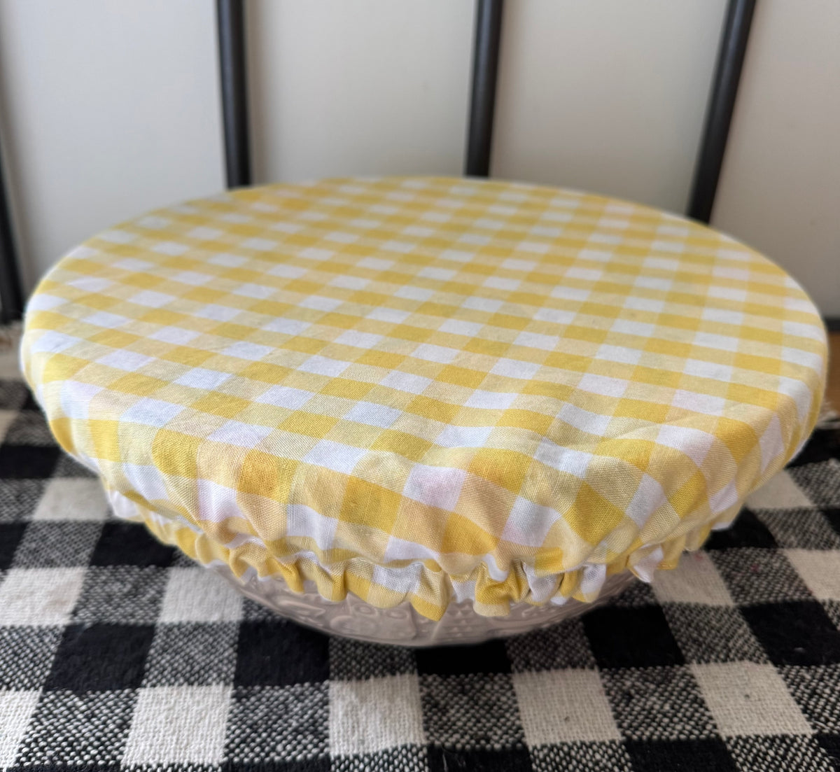 Oranges and Lemons Reversible Cotton Bowl Cover
