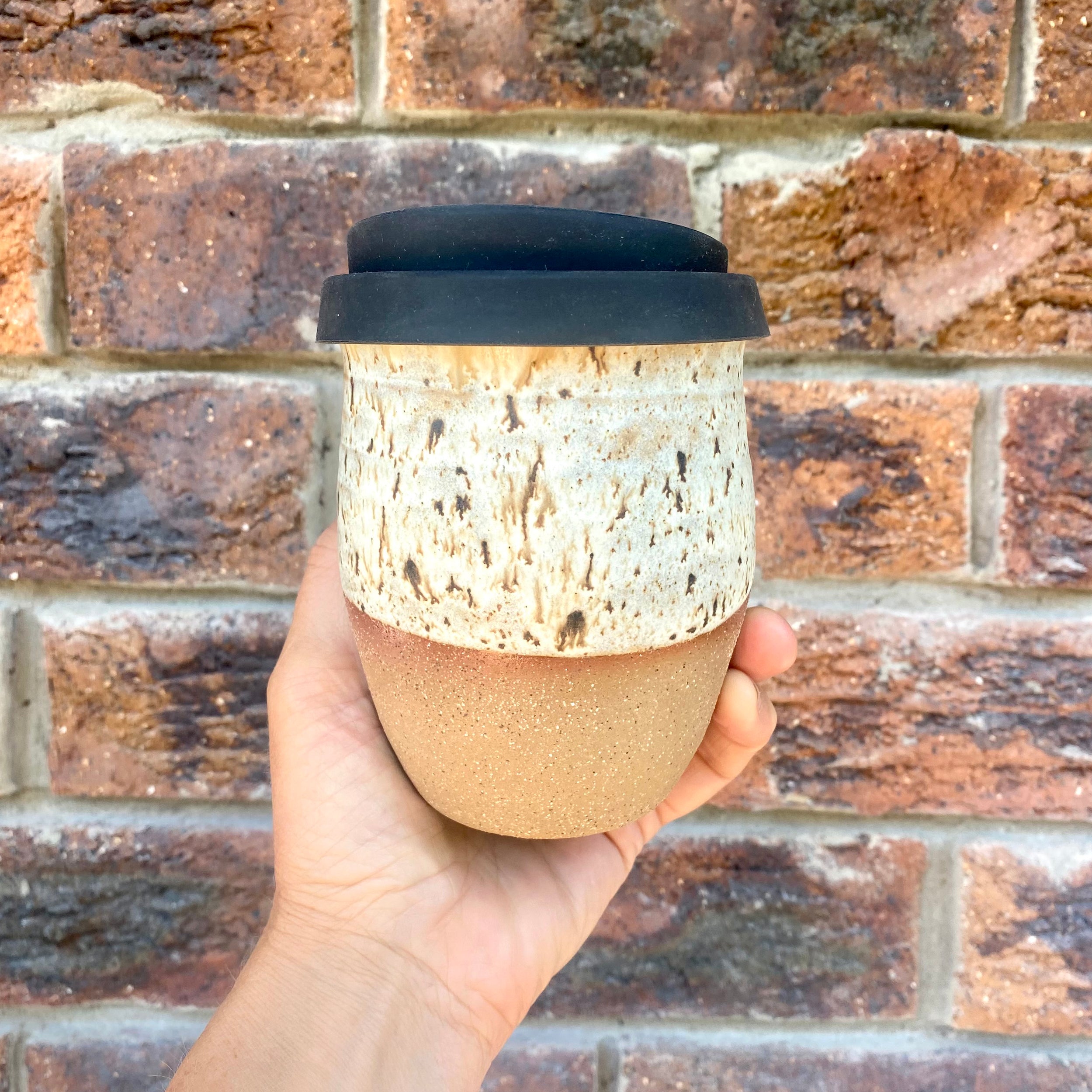 Travel Cup: Baked Earth | Wheel Thrown Ceramic Cup