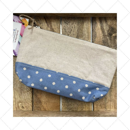 Spotty Linen Essential Pouch