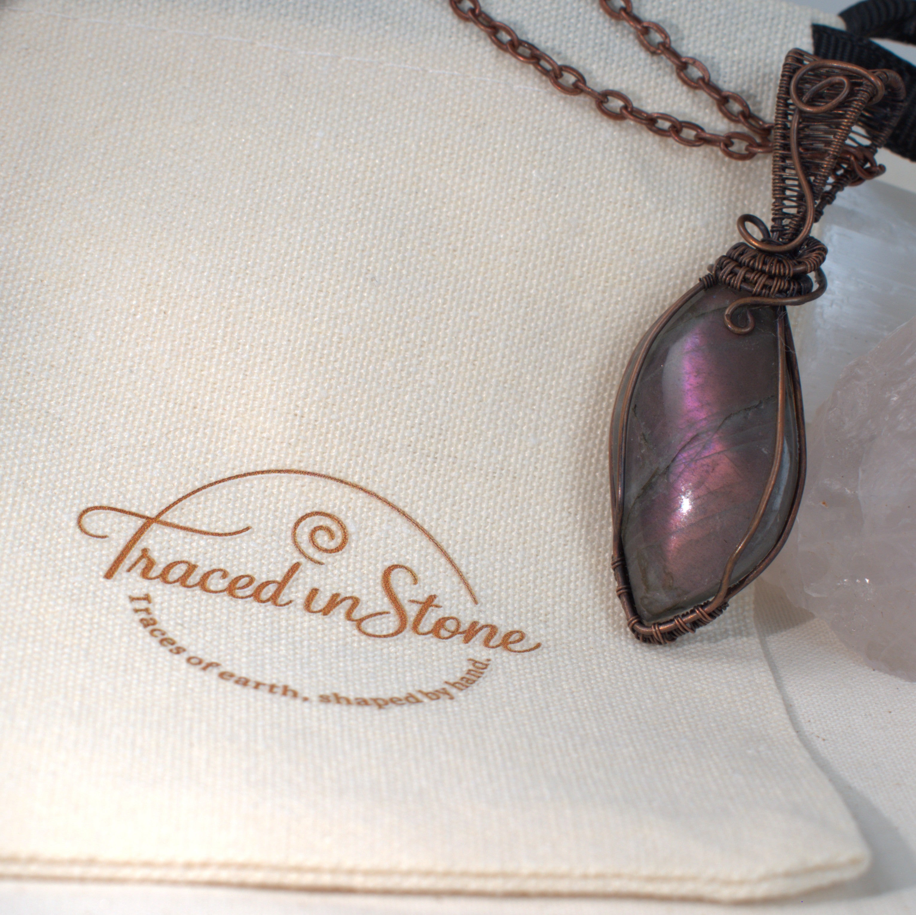 Shepherd's Delight – Labradorite Copper Pendant