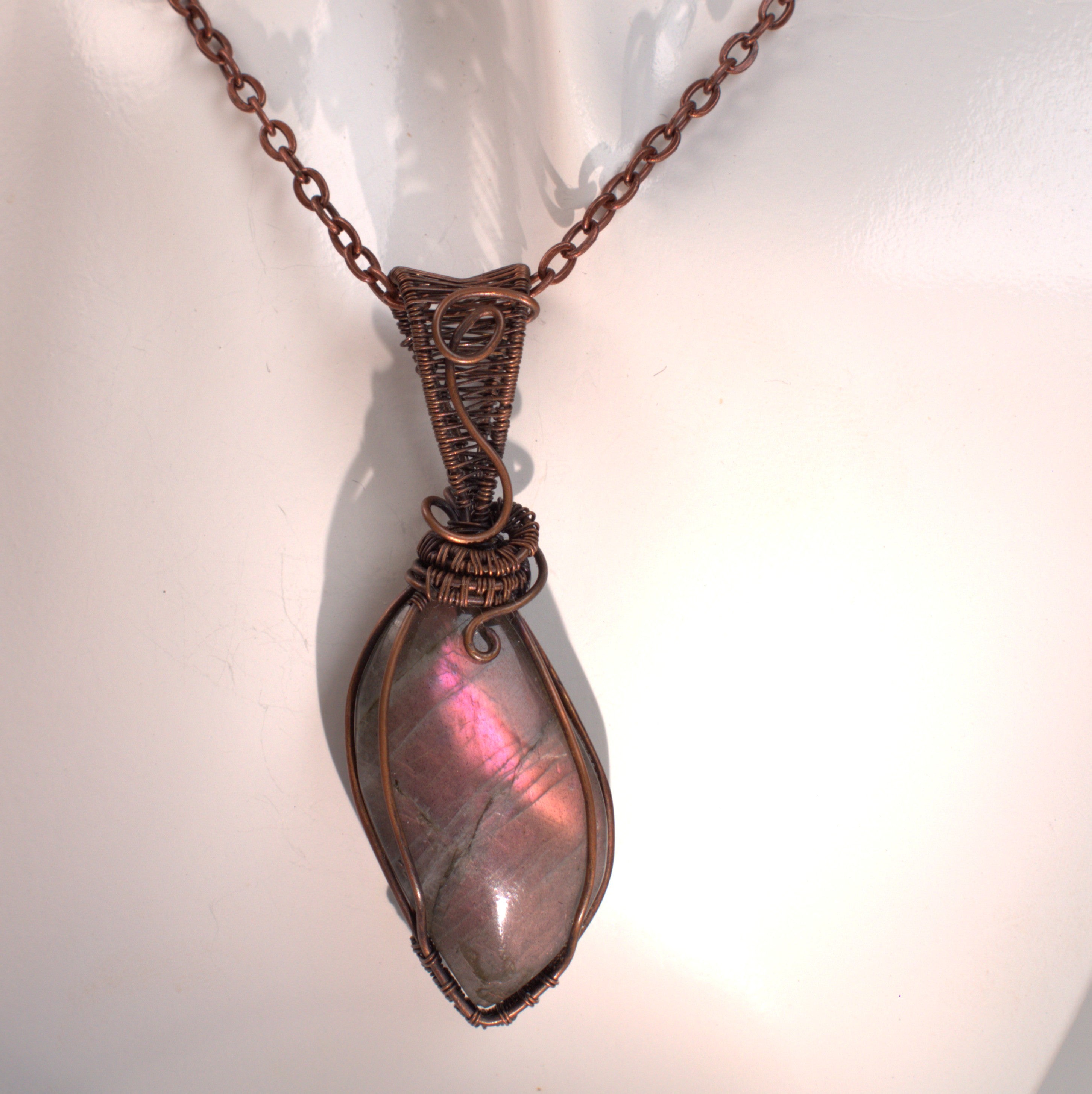 Shepherd's Delight – Labradorite Copper Pendant